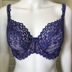 34DDD Victoria’s Secret Purple Lace bra